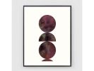 Minimal Watercolor Abstract Print with Geometric Shapes | Prints by Capricorn Press. Item made of paper compatible with boho and minimalism style