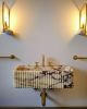 Modern Design Fluted Calacatta Viola Marble Sink | Water Fixtures by AYMARBLEDESIGN LLC