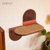Cat Shelves : Wall Mounted Floating Cat Steps With Scratcher | Shelving in Storage by Spacecraft Furnishing