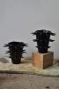 Spikes Black Decorative Vase V | Vases & Vessels by OWO Ceramics