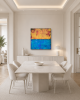 AFTERGLOW | 60x60 | Oil And Acrylic Painting in Paintings by Lara Spadetto Art