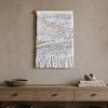 Handwoven Wool Jute Wall Hanging Textured Neutral Boho Tapestry Accent | Wall Hangings by Swiflo