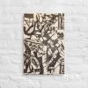 Canvas Print - Fragments of Memory - Abstract Ink Splash | Work by Eman's Gallery