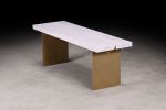 White Washed Maple Bench | Benches & Ottomans by Urban Lumber Co.