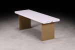 White Washed Maple Bench | Benches & Ottomans by Urban Lumber Co.. Item composed of maple wood