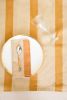 Oh! Stripes (Ochre) Block Print Tablecloth | Linens & Bedding by Ninéh