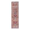 Vintage Modern Oriental Runner, Geometric Design Handknotted | Runner Rug in Rugs by Vintage Pillows Store. Item composed of cotton
