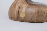 Sculptural Side Table, Stool, Solid Wood, Walnut, Contemporary Design | Tables by Logniture