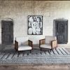 Shaggy Labyrinth Grey Rug | Work by District Loom