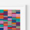 Intersecting Stripe Block Colour Study Print | Prints in Paintings by Amelia Coward