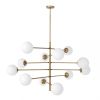 Alan Mizrahi AL0145 Chandelier Tortora | Pendants by Alan Mizrahi Lighting Design