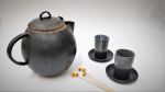 Ceramic Tea Cup Set With Teapot | Serveware by YomYomceramic. Item composed of ceramic