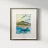 Salt and Sky | Watercolor Painting in Paintings by Sorelle Gallery. Item composed of paper