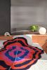 Multicolour Wool Blanket | Linens & Bedding by BOI. Item composed of wool in contemporary style