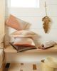 Angle Lumber Pillow - Terracotta | Pillows by MINNA