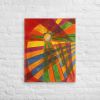 Canvas Print - Solar Burst - Geometric Abstract Art | Work by Eman's Gallery