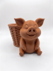Pig Wicker Planter | Plant Stand in Plants & Landscape by Kimi Craft Corner