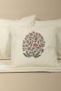 Pink Blossom Block Print Pillow | Cushion in Pillows by Ninéh