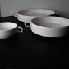 Loops Bowl Bianco Panna Medium | Dinnerware by Dennis Kaiser. Item composed of ceramic compatible with minimalism and mid century modern style