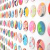 Three Hundred and Twenty Four Marbled Dots Collage Painting | Paintings by Amelia Coward