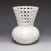 Carved and Pierced Spiral Vase | Vases & Vessels by Lynne Meade. Item made of ceramic