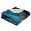 "Into The Well" Sherpa Blanket | Linens & Bedding by Greg "CRAOLA" Simkins