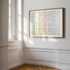 Four Hundred and Ninety Four Rainbow Map Dots Collage, Landscape | Paintings by Amelia Coward