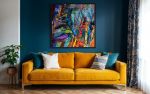 It's Wild! | Oil And Acrylic Painting in Paintings by Checa Art. Item composed of canvas
