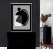 Geometrically Speaking | Prints by Linda lhermite. Item composed of canvas and paper in minimalism or mid century modern style