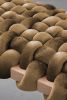 Truffle Velvet Woven Bench | Benches & Ottomans by Knots Studio