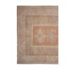 Vintage Turkish Milas Oushak Handknotted Rug 6'8" X 10'4" | Area Rug in Rugs by Vintage Pillows Store. Item composed of cotton and fiber