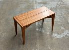 Handmade Modern Wood Bench, Sustainable Hardwood Chair, USA made | Benches & Ottomans by Marco Bogazzi