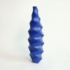 Large Tower in Cobalt | Vase in Vases & Vessels by by Alejandra Design. Item composed of ceramic