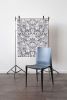 Indian Floral (XL), Rajat | Fabric in Linens & Bedding by Philomela Textiles & Wallpaper. Item composed of linen