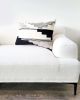 Black Terra Handwoven Wool Decorative Throw Pillow Cover | Cushion in Pillows by Mumo Toronto. Item made of fabric