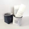 Household storage - decorative basket "Squares", 1 pc. | Storage Basket in Storage by DecoMundo Home. Item composed of fabric compatible with minimalism and modern style