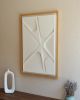 No. 11 Japandi Plaster Wall Relief - Scandinavian Neutral Decor | Wall Sculpture in Wall Hangings by Joseph Aurelius