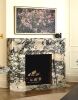 Hand Carved Calacatta Viola Marble Fireplace Mantel: Custom Order | Fireplaces by AEGEAN MARBLE ARTISAN ATELIER