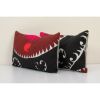 Vintage Ethnic Suzani Lumbar Pillow, Tribal Turkish Cushion | Sham in Linens & Bedding by Vintage Pillows Store. Item composed of cotton
