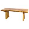 Haussmann® Wood Natural Edge Bench 48 in x 18 x 18 in | Benches & Ottomans by Haussmann®