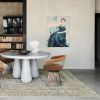 Shaggy Labyrinth Beige Rug | Work by District Loom