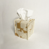 Tissue Box Cover Merino Wool Felt 'Fragment' Bamboo | Decorative Box in Decorative Objects by Lorraine Tuson