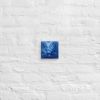 Canvas Print - Thunder - Fluid Abstract Blue Storm Art | Work by Eman's Gallery