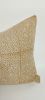 mustard block print pillow, yellow printed pillow | Pillows by Velvet Fringe
