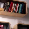 Handcrafted Pine Floating Shelf: Mid-Century Modern Bentwood | Shelving in Storage by Spacecraft Furnishing