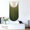 Tall Vertical Wall Hanging - LAUREN | Macrame Wall Hanging in Wall Hangings by Rianne Aarts. Item made of wood & cotton