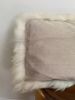 20” x 12” Sheepskin Lumbar | Cushion in Pillows by East Perry. Item composed of fiber