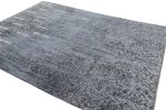 Rug & Kilim’s Abstract Floral Rug In Tones Of Gray And Black “Shakaviz” | Area Rug in Rugs by Rug and Kilim