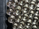 Bubbles Reverse Silver Wall Sculpture | Wall Hangings by PlusObject