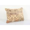 Turkish Oushak Rug Pillow Copper Cover, Queen Boho Woven | Sham in Linens & Bedding by Vintage Pillows Store. Item composed of cotton and fiber
